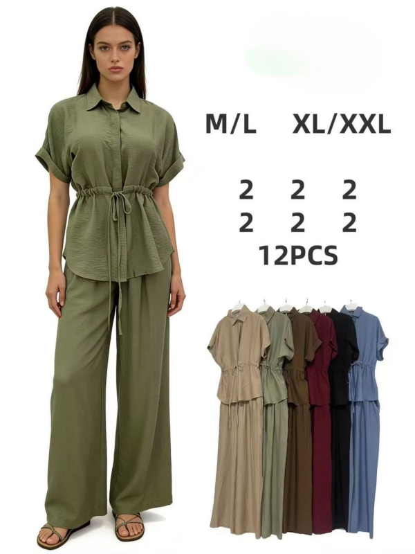 Komplet damskie Roz M/L-XL-2XL, Mix Kolor Paczka 12 szt 1